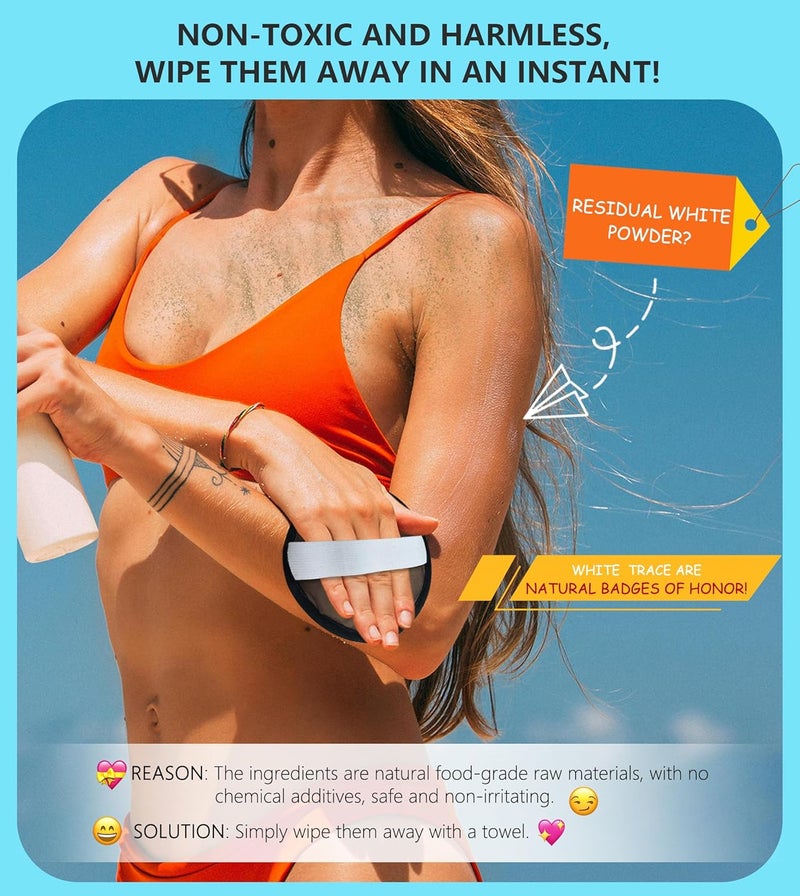 Antfuny Sand Remover for Beach Cleaner Eraser for Kids Women Wipe Off Mitt Duster Brush Vacation Hawaii Honeymoon Essential Gift Costa Must Haves Resort Rio de Janeiro Bahamas Punta Cana Beach Towel - Image 4